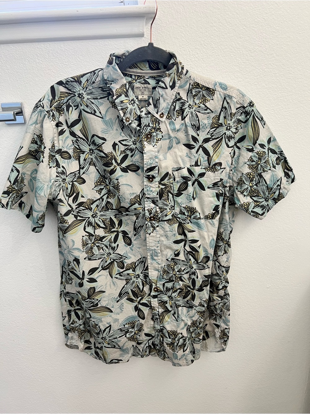 O’Neill Men’s Floral Hawaiian Shirt - M